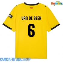 Camisa de time de futebol Girona Donny van de Beek #6 Replicas 2º Equipamento 2025-26 Manga Curta